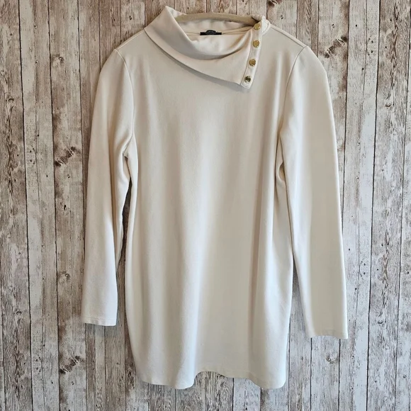 Women's Jones New York Blouse, tunic, S, Off White - Picture 2 of 11